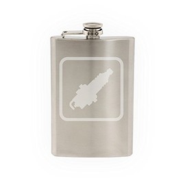 Mechanic Auto Repair #3 - Spark Plug Ignite Fuel Air - Etched 8 Oz Stainless Steel Flask