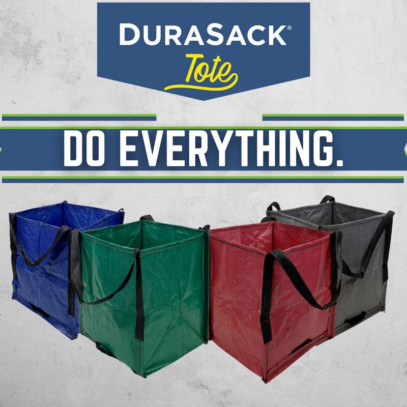 DURASACK Heavy Duty Storage Tote Bag 22-Gallon Rugged Woven Polypropylene