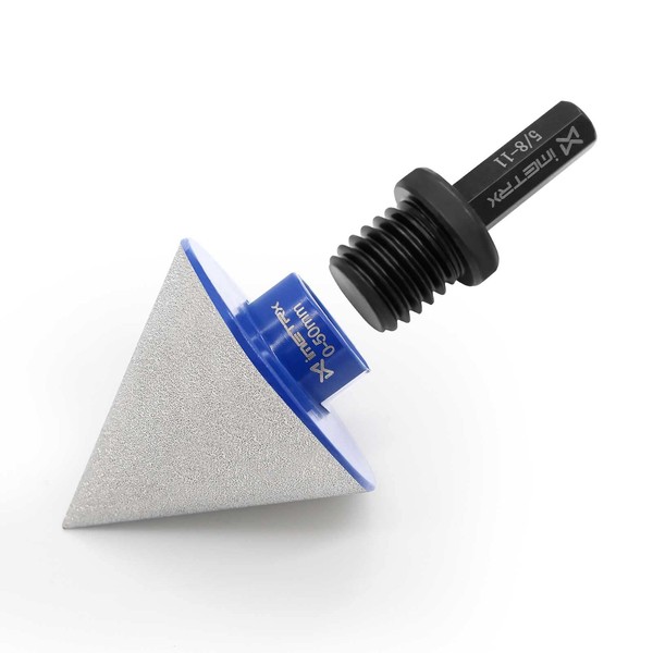 iMetrx 2'' Tile Cone Grinder Diamond Beveling Champfer Bits 50mm