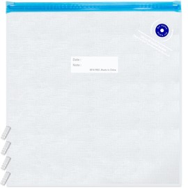 Sous Vide Bags,20pcs Reusable Small Size Vacuum Sealer Bags,8.3x8.7in/21x22cm Sandwich Size BPA Free Zipper Bag,4 Sealing Clips, for Food Storage and Anova and Joule Cookers
