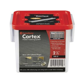 FASTENMASTER Collated Cortex for Trex Transcend Island Mist Decking with 2-1/2 inch Screws for 100 Linear Feet