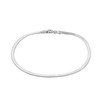Silverly Women's .925 Sterling Silver 2mm Herringbone Chain Flat Snake