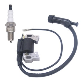 NIMTEK Ignition Coil & Spark Plug Coil Fit Honda GX240 GX270 GX340 GX390 8HP / 9HP / 11HP / 13HP Engines