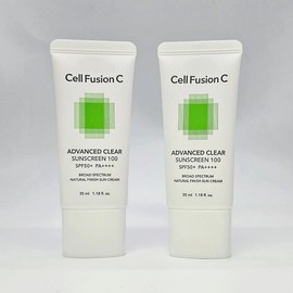 Cellfusion C Advanced Clear Sunscreen 100 35ml + 35ml double plan sunscreen 1+1 / 셀퓨전씨 어드밴스드 클리어 썬스크린 100 35ml + 35ml 더블기획 선크림 1+1