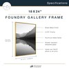 MCS Master & Co. Foundry Metal Gallery Wall Frame, Brass,