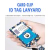 SUPSLOTH Cute ID Badge Holder with Retractable Clip,Adjustable Badge Lanyard,