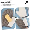FRCOLOR 2pcs Flax Bath Gloves Back Scrubbing Gloves Exfoliating Bath