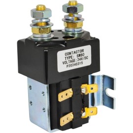 Unbranded 24V 100A Contactor Solenoid 74268GT 1304130GT for Genie Z-45-25 DC Aux Pump