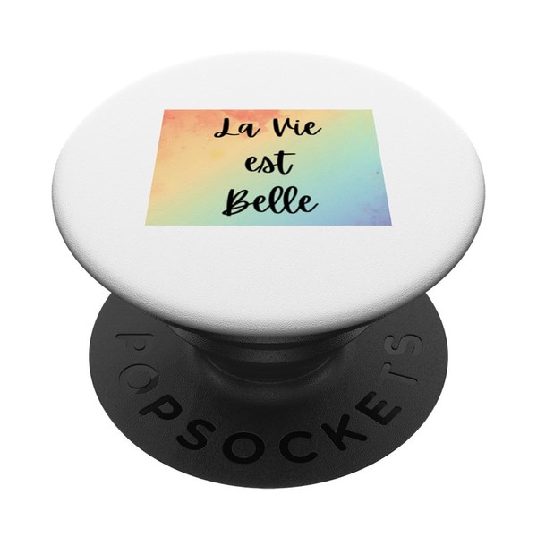 La Vie Est Belle Tee PopSockets Standard PopGrip