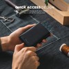 VULKIT Mens Wallet Credit Card Holder Pop up Card Case