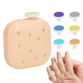 Baby Nail Trimmer,USB Electric Toddler Nail Trimming File - Two-Speed Fingernails Care Tool with 6 Grinding Pads for Home Salon Travel Road Trip