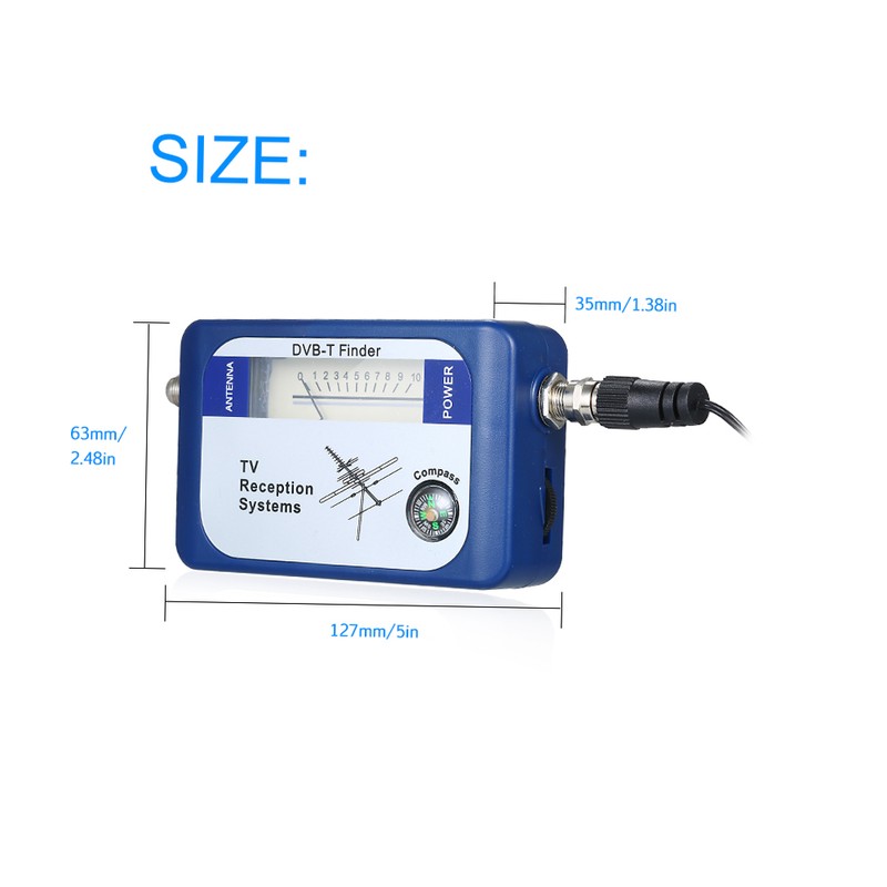 DVB-T Digital Satellite Signal Finder Meter Aerial Terrestrial TV Antenna