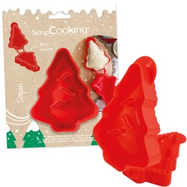 ScrapCooking Christmas Tree Pocket Shape Cookie Cutter Christmas for Filled Dumplings Baking Kitchen Cookie Cutter Empanadas Swirl Blueberry Bags 2154