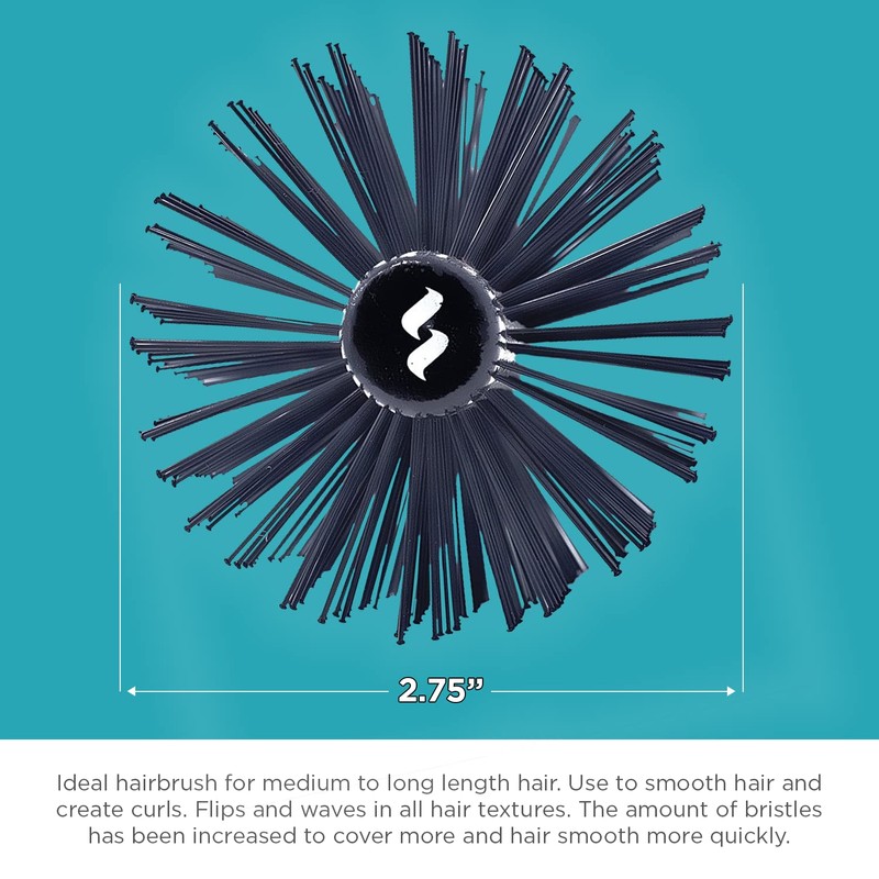 Spornette Double Stranded XL Round Brush, Nylon Bristles - Round