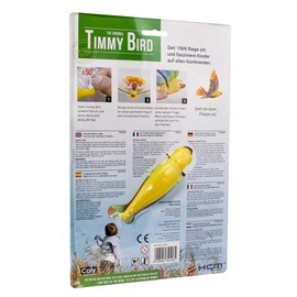 De Ruymbeke HCM Kinzel - 32116 - Timmy Bird - Flying Bird with Wind-Up Rubber Motor - The Classic from the 60s - for Children from 4 Years