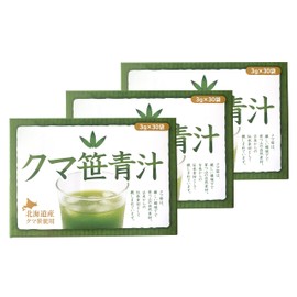 [Unimat Riken] Hokkaido bear bamboo green juice 30 packs x 3 pieces