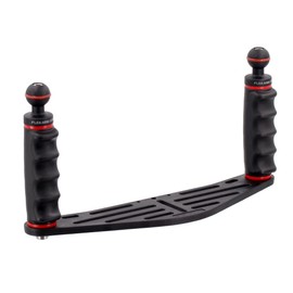 UNDERWATER CAMERA HOUSING TRAY AND HANDLES WITH 1-INCH BALL JOINT 25 MM