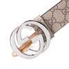 Men Belt Double G Pattern Stylish Adjustable Soft Rugged Men