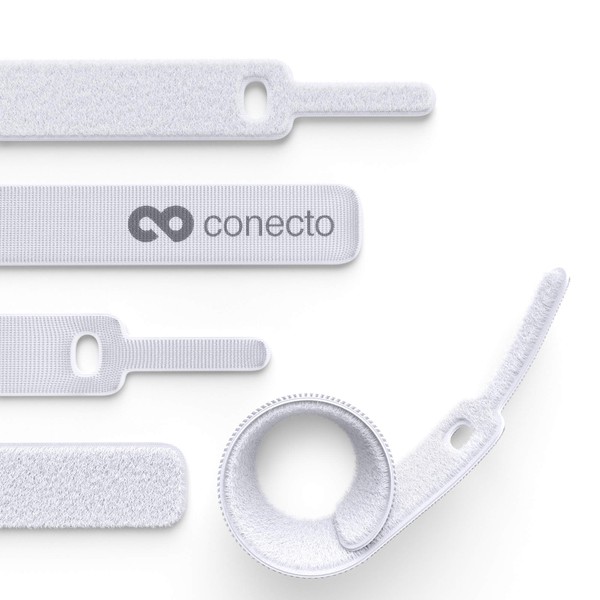 conecto Velcro Cable Ties 15 cm Velcro Tape with Loop