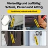 emc.nexus Keyring - Don't Touch Me! - Double-Sided Yellow Pendant