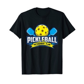 Pickleball Apparel Pickle Ball T-Shirt, black