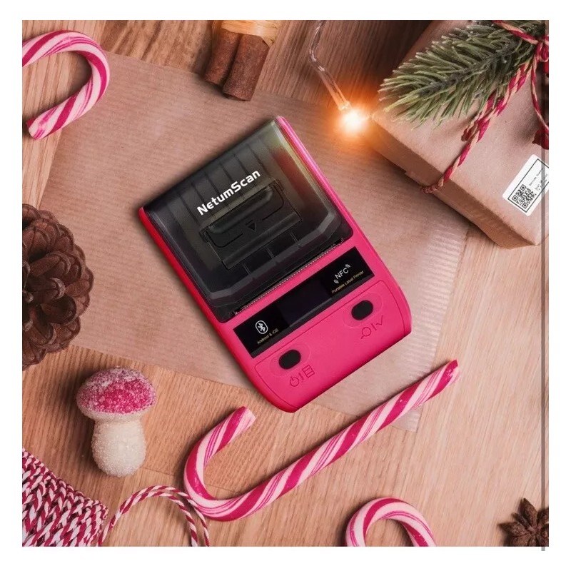 NetumScan Label Maker Bluetooth Thermal Label Printer Android & IOS