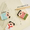LeTradeJP Stationery Eraser for Elementary School Students Uncle Bald Eraser