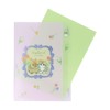 Sunstar Stationery mofusand Clear File, 5 Pockets, Pink S2139332