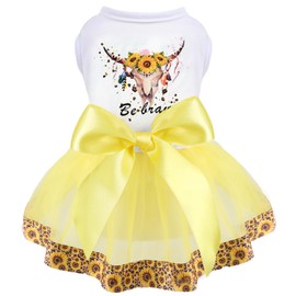 Dog Dress for Dog Spring Summer，Dog Dress for Small Dogs Girl，Dog Skirt Female Puppy Dresses Pet Dress Yorkie Chihuahua Tulle Dress Birthday Party Lace Costume Tutu Skirt Apparel