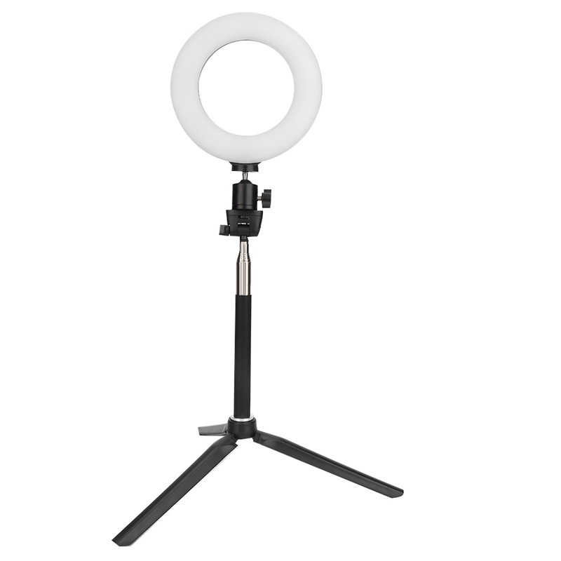 6 Inch Ring Light Dimmable LED Fill Light with Stand