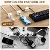 SC+ 6 Pack Magnetic Cable Clips • Cord Holder Under