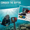 Honghauth 60m/196ft Waterproof Case for Gopro Hero 13/12/11/10/9 Black Action