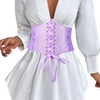 Elastic Corset Belt for Women Costume Wide Lace up Corset