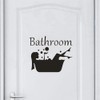 Froomer Bathroom Sticker Removable Art Vinyl Mural Home Room Decor