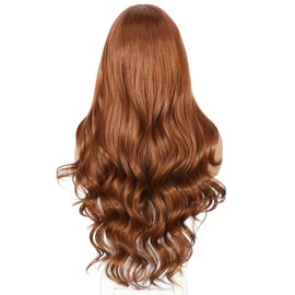 Sapphirewigs Auburn Lace Front Wig, 13 x 4 (33x10 cm), Synthetic Body Wave Wigs, Women's Party, Date, Daily Wear, Natural Look, Christmas, 26