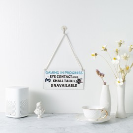 Gamer Gifts for Fortnite Stuff, Funny Gaming Room Decor for Men, Teen Gamer Gift for Fortnite Fans - Gaming in Progress Acrylic Sign, Gaming Accessories Teenage Boy Gifts Ideas16-18 Under 10 Dollars