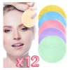 Pack Esponjas Faciales Celulosa Suave Comprimida Amarillas
