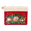 Sanrio 389081 Flat Pouch (Christmas), Sanrio Characters, For Ages 3