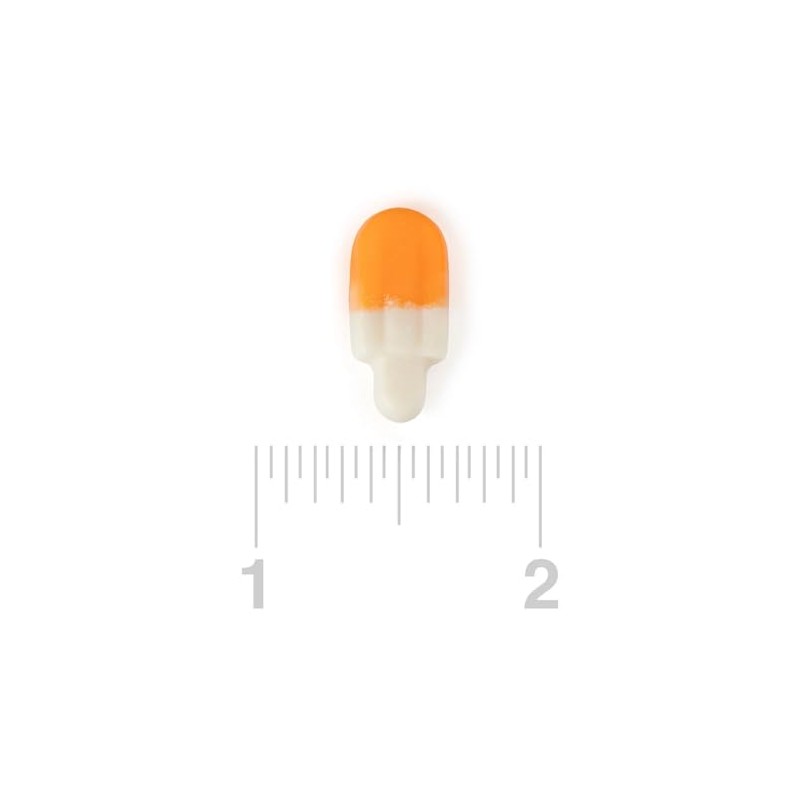 Bayside Candy Orange & Cream Popsicle Gummies – 3D Orange