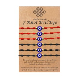 Evil Eye Bracelet for Women Men Red String Bracelet Adjustable Red Black Blue Ojo Protection Bracelets for Women Trendy Jewelry for Women Gifts