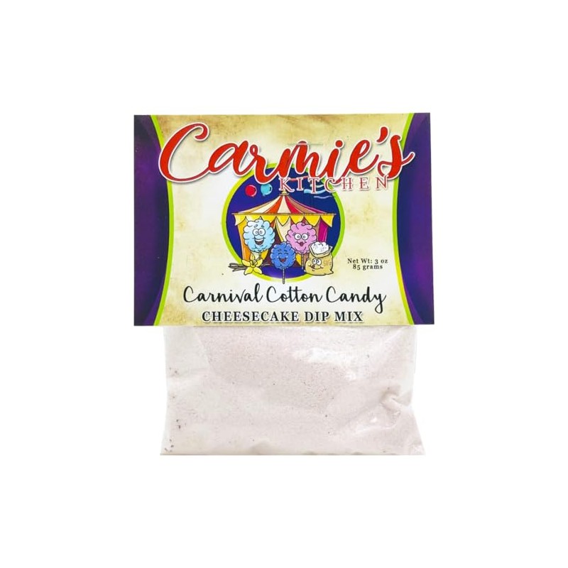Carmie's Kitchen Cheesecake Dip Mix (Carnival Cotton Candy)