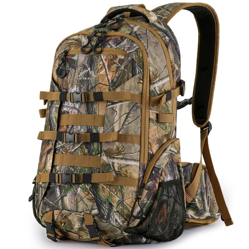 600D Waterproof Hunting Backpack for Men,Camo Hunting Pack with Bow
