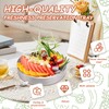 9.3" 304 Stainless Steel Cold Chilled Serving Tray, Appetizer Shrimp