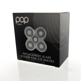 Shaver Replacement Head (Sonic 5.0) - Wet/Dry Use Shaver Head Replacement - Long Lasting Head Shaver Replacement Heads w/ 5 Cutting Heads - Grooming Tools for Clean, Comfortable Face, Body, Head Shave