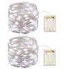 2 Pack Battery Operated Mini Lights,Indoor Led Fairy Lights with