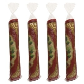 4 Pcs Plastic Rug Storage Bags with 10 Ties,Fits Rugs up to 8' x 10' Clear Carpet Shipping Bag, 4.5 Mil Heavy Duty Plastic Bag for Moving, Packing, Shipping and Storage,Protect Your Rug- No Vent Holes