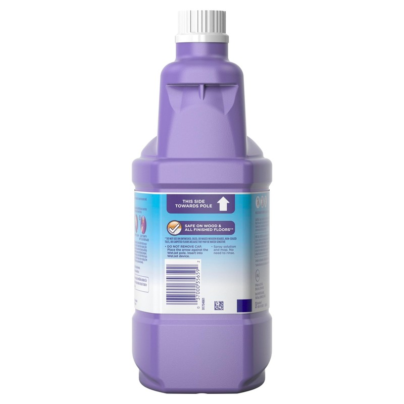 Swiffer WetJet Antibacterial Solution Refill for Floor Mopping and Cleaning,