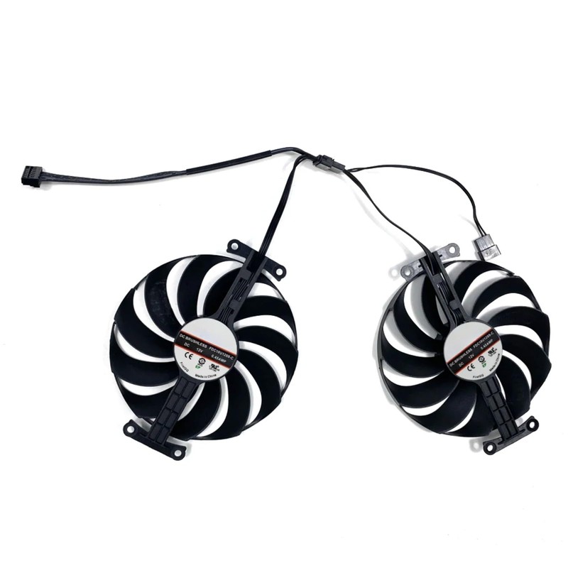 2PCS 95mm 7PIN T129215SU FDC10U12S9-C 12V 0.5A RTX3070 3060Ti Graphic