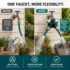 2-Way Garden Hose Splitter for Outdoor Faucets – Leak-Resistant Dual