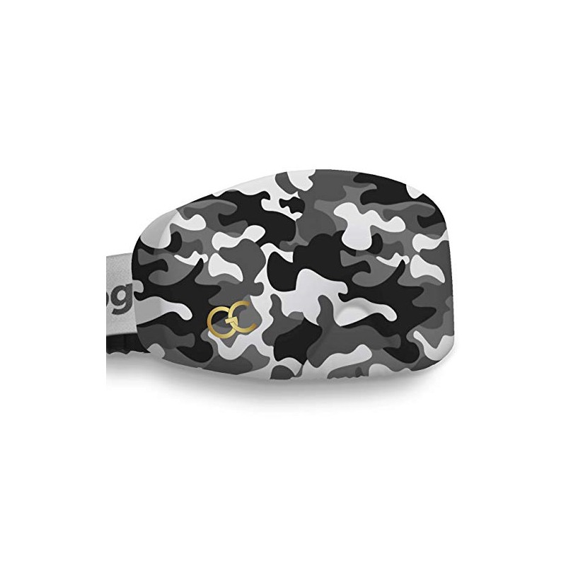 GogglesCover Premium Protective ski and snowboard goggles cover, grey camo